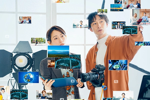 お客様の魅力を探している写真